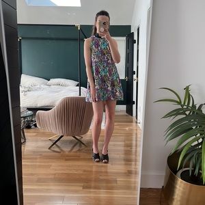 Colorful shift dress 💜💚